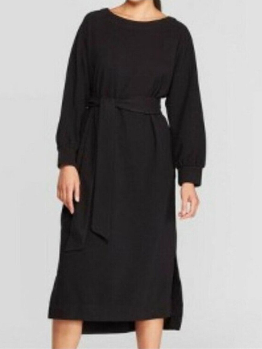 PROLOGUE Midi Belted Sweater Dress